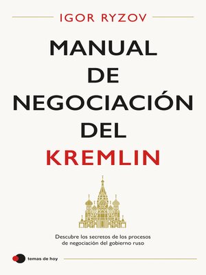 cover image of Manual de negociación del Kremlin